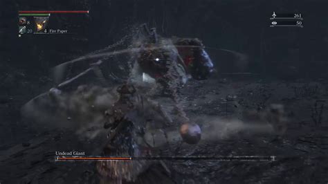 Bloodborne Lower Pthumeru Chalice Dungeon Boss Fights 2 Undead Giant