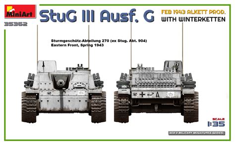 MiniArt StuG III Ausf G Feb 1943 Alkett Prod With Winterketten 1