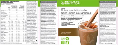 Herbalife Formula Shake Smooth Chocolate Portionspackungen