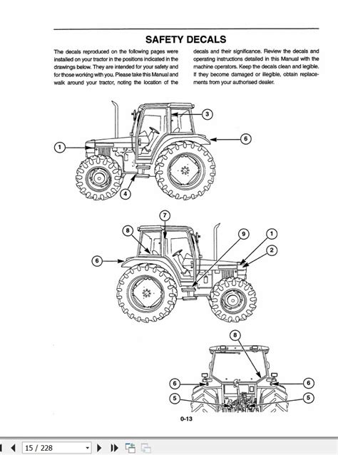 New Holand Tractor 5640 6640 7740 7840 8240 8340 Operator S Manual 4256406 Auto Repair Manual