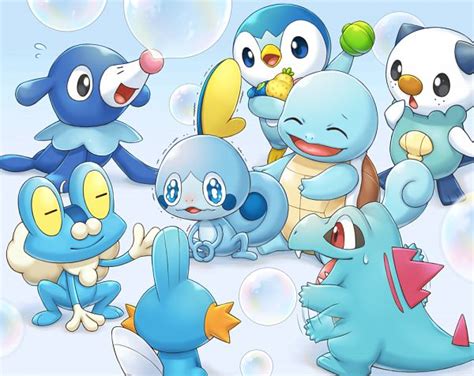 Pokemon Water Starters Wallpaper