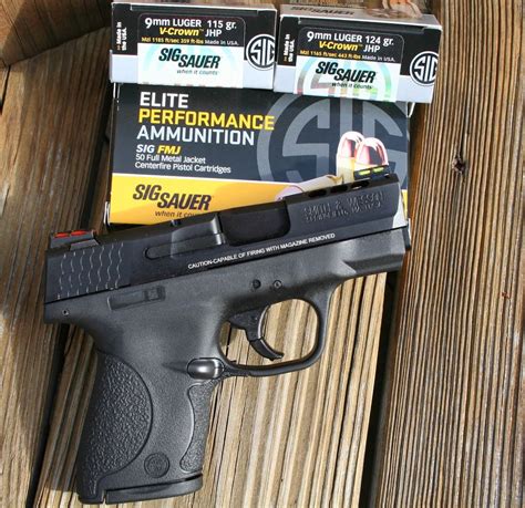 Smith Wesson M P 9mm PORTED Shield Review USA Carry