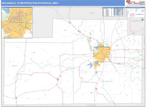 San Angelo Area Map