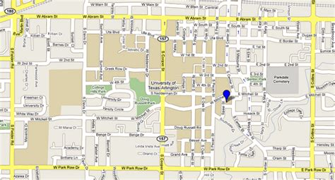 332 Davis Hall Uta Campus Map Map