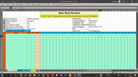 Cara Analisis Tes Diagnostik YouTube