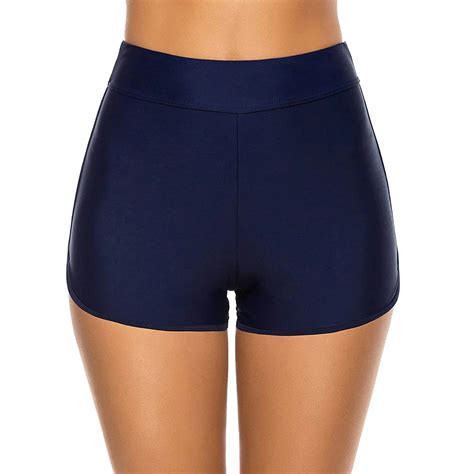 Hoge Taille Bikini Zwemmen Broek Shorts Bottom Badpak Vrouwen Push Up