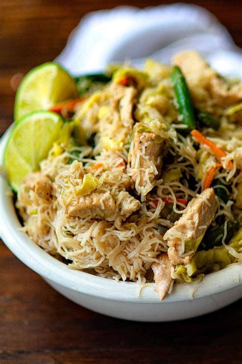 Pancit Bihon Chicken Fried Kitchen