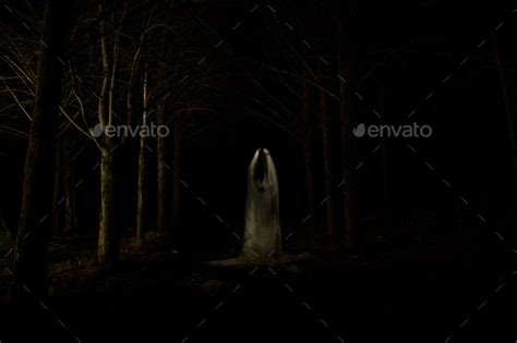 Ghost In The Dark Forest Stock Photo By Luisbaneres Photodune