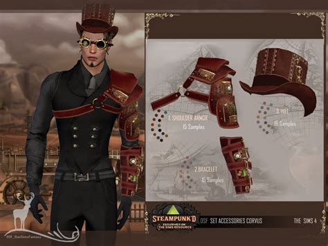 The Sims Resource Steampunked Accessories Corvus Sims Sims 4