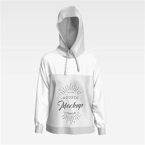 Maqueta De Sudadera Con Capucha Blanca Archivo PSD Premium