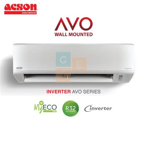 Acson 1 0hp 2 5hp AVO Series Inverter R32 Wall Mounted Air Conditioner