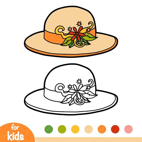 Straw Hat Coloring Page