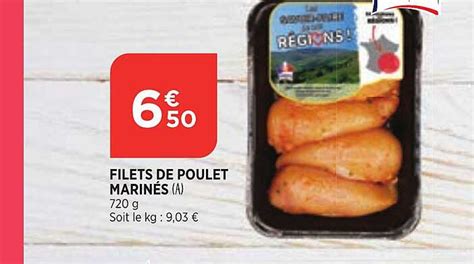 Promo Filets De Poulet Marinés chez Bi1 iCatalogue fr