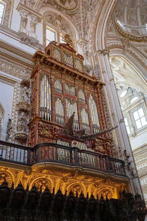 Pipe Organ at Mosque-Cathedral of Cordoba - Cordoba, Andalusia, Spain Editorial Stock Image ...