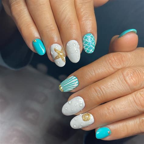 28 Mermaid Nails Designs Dive Into Sea Inspired Manicure Trends