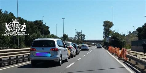 Cagliari Tre Incidenti Sull Asse Mediano Traffico In Tilt Cagliari