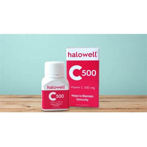 Jual Halowell Vitamin C Mg Capsul Shopee Indonesia