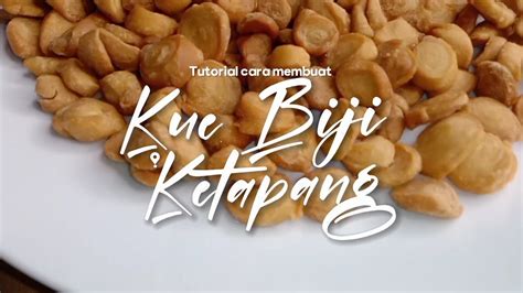 Tutorial Cara Membuat Kue Biji Ketapang Cuma 3 Bahan Kue Lebaran