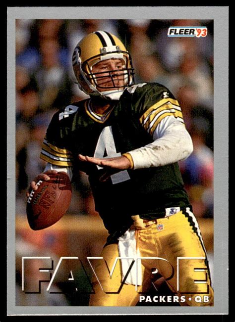 Fleer Brett Favre Mint Shell Football Green Bay Packers Ebay