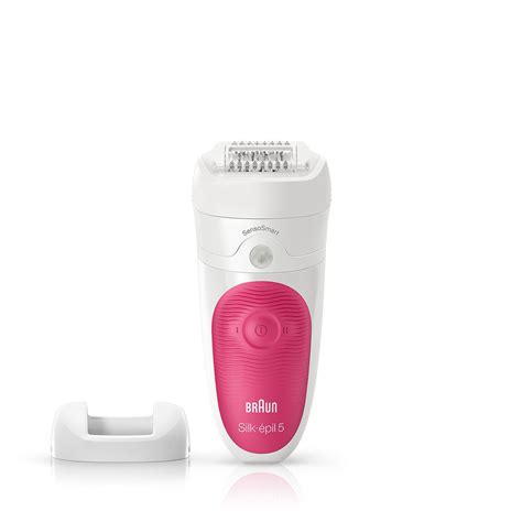 Braun SE5-500 Silk-epil SensoSmart Cordless Wet & Dry Epilator - Pink ...