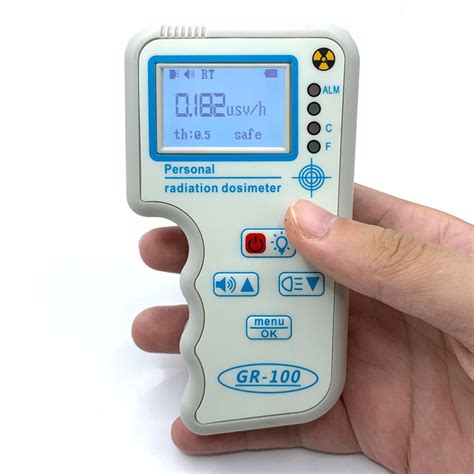 Geiger Counter Nuclear Radiation Tester Marble Radioactive Personal