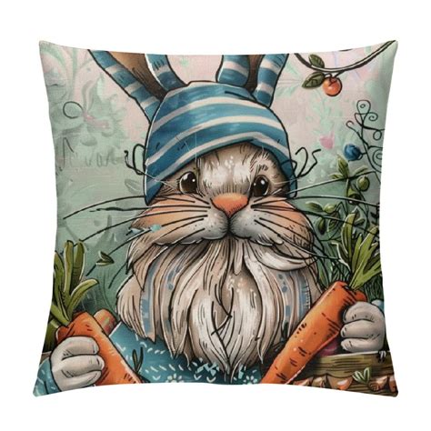 Nawypu Easter Pillow Covers Easter Decorations For Farmhouse Spring