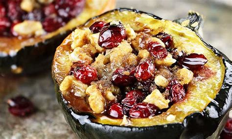 Stuffed Winter Squash With Cranberries And Nuts Azure Standard