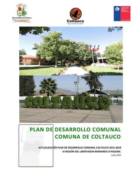 Plan De Desarrollo Comunal Comuna De Coltauco