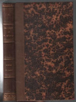 Oeuvres De Walter Scott Robert De Paris Edition Originale Abebooks