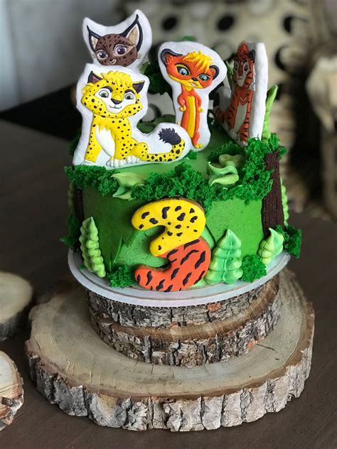 Leo & Tig cake (торт Лео и Тиг) | Торты c персонажами, Торт, Техники ...