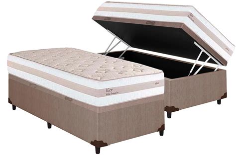 Cama Box Ba Colch O Molas Ensacadas Herval Masterpocket Kiev Base