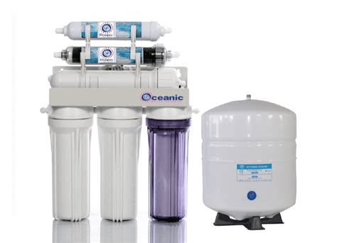 Dual Outlet Reverse Osmosis RO DI Water Filter System 150 GPD Storage