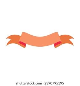 Blank Ribbon Banner Vector Illustration Stock Vector (Royalty Free ...