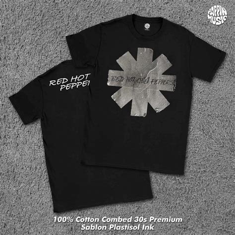 Jual Kaos Red Hot Chilli Peppers RHCP Shirt Kaos BAND KAOS MUSIK KAOS RHCP SABLON