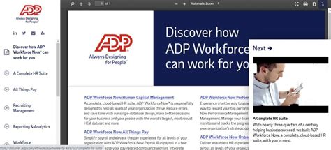 Starter Adp Workforce Now Thinksynergy