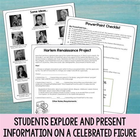 Engaging Harlem Renaissance Research Project - Nouvelle ELA Teaching