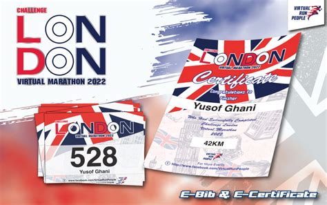 [virtual] Challenge London Virtual Marathon 2022 Justrunlah