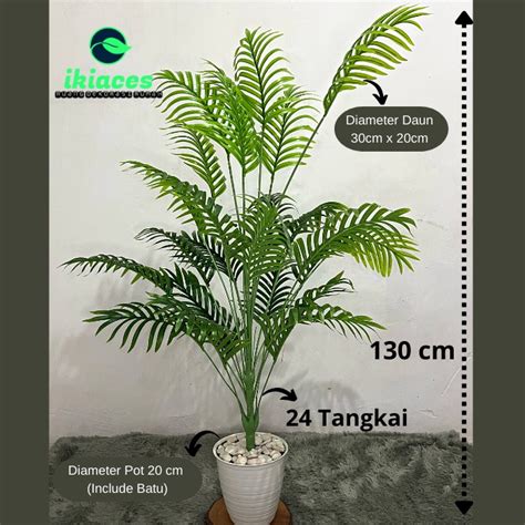 Jual Daun Pakis Plastik Daun Artifisial Daun Palem Jumbo Tanaman Hias