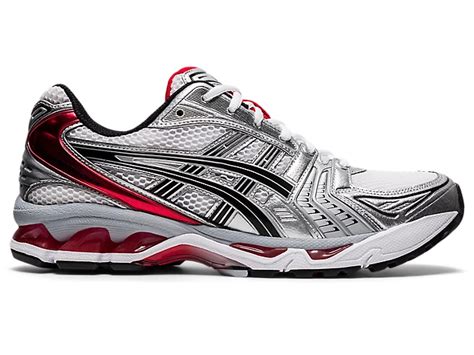 GEL-KAYANO 14 | Unisex | White/Classic Red | Sportstyle Shoes | ASICS ...