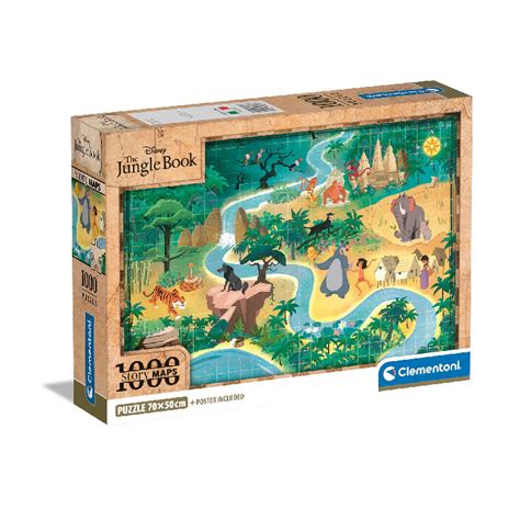 Puzzle CLEMENTONI Puzzle De 1000 Piezas El Libro De La Selva Ref