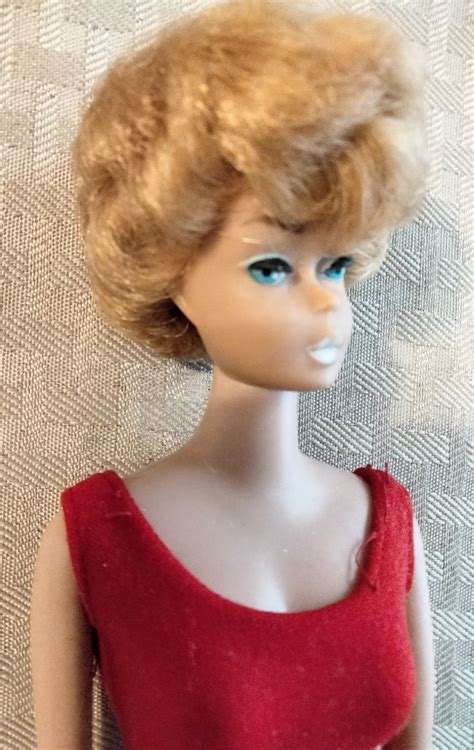 Vintage Blonde Bubblecut Barbie Doll Mattel