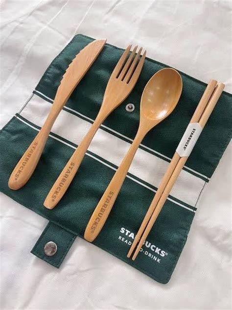 Starbucks Cutlery Set Furniture And Home Living Kitchenware And Tableware