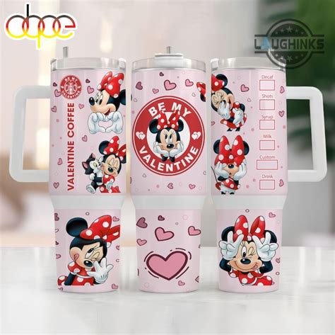 Mickey Mouse Starbucks Cup Valentine Disney 40oz Tumbler Valentines Day