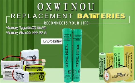 Amazon OXWINOU 3 6V 2200mAh Ni MH Rechargeable Replacement Battery