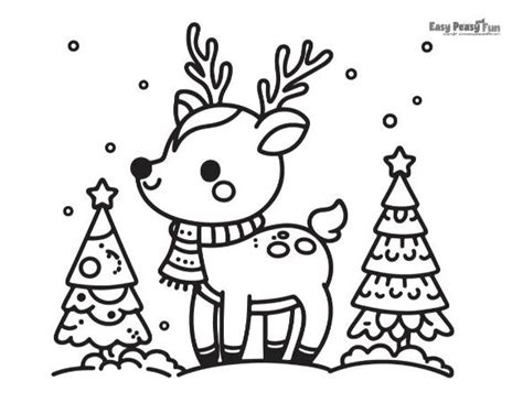 Free Easy Printable Christmas Coloring Pages - Infoupdate.org