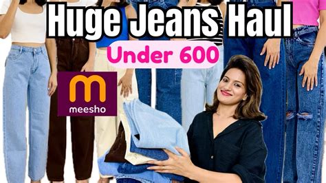 Meesho Jeans Haul L Meesho High Waist Jeans L Latest Meesho Jeans L