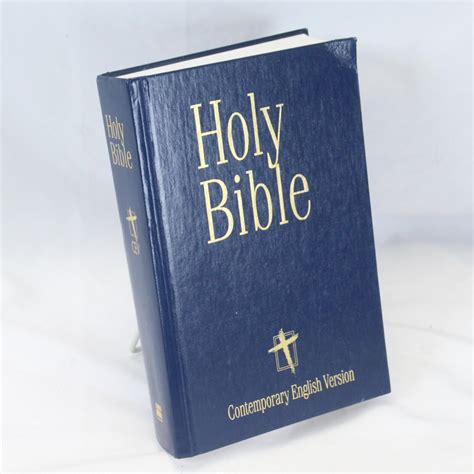 Holy Bible Contemporary English Version 1995 Blue Hard Cover American