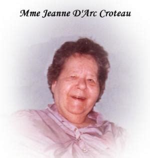 Avis De D C S Croteau Jeanne D Arc La Corporation Des