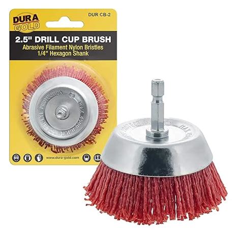 Amazon Dura Gold 2 5 Abrasive Filament Nylon Bristle Cup Brush