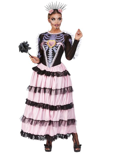 D Guisement Mari E Rose Dia De Los Muertos Femme Deguise Toi Achat